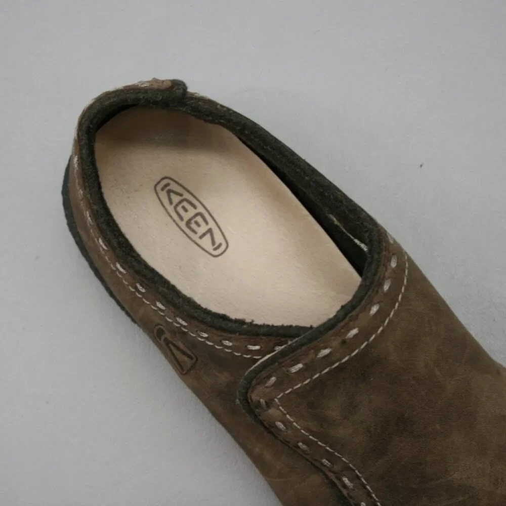 Keen Brown Flats with Durable Rubber Sole and Slip-On Design - Picture 7 of 12